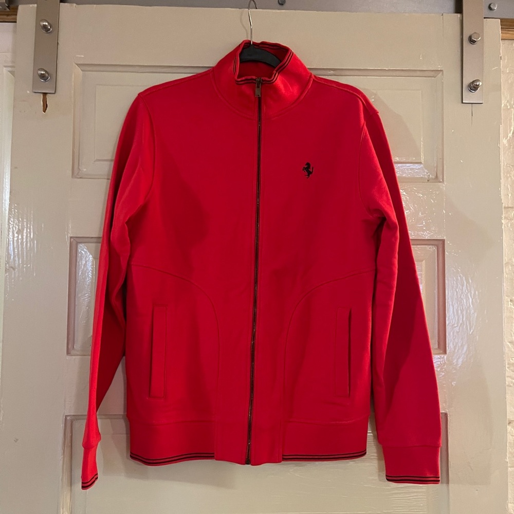 NWOT Ferrari Men’s Zip Up Sweater